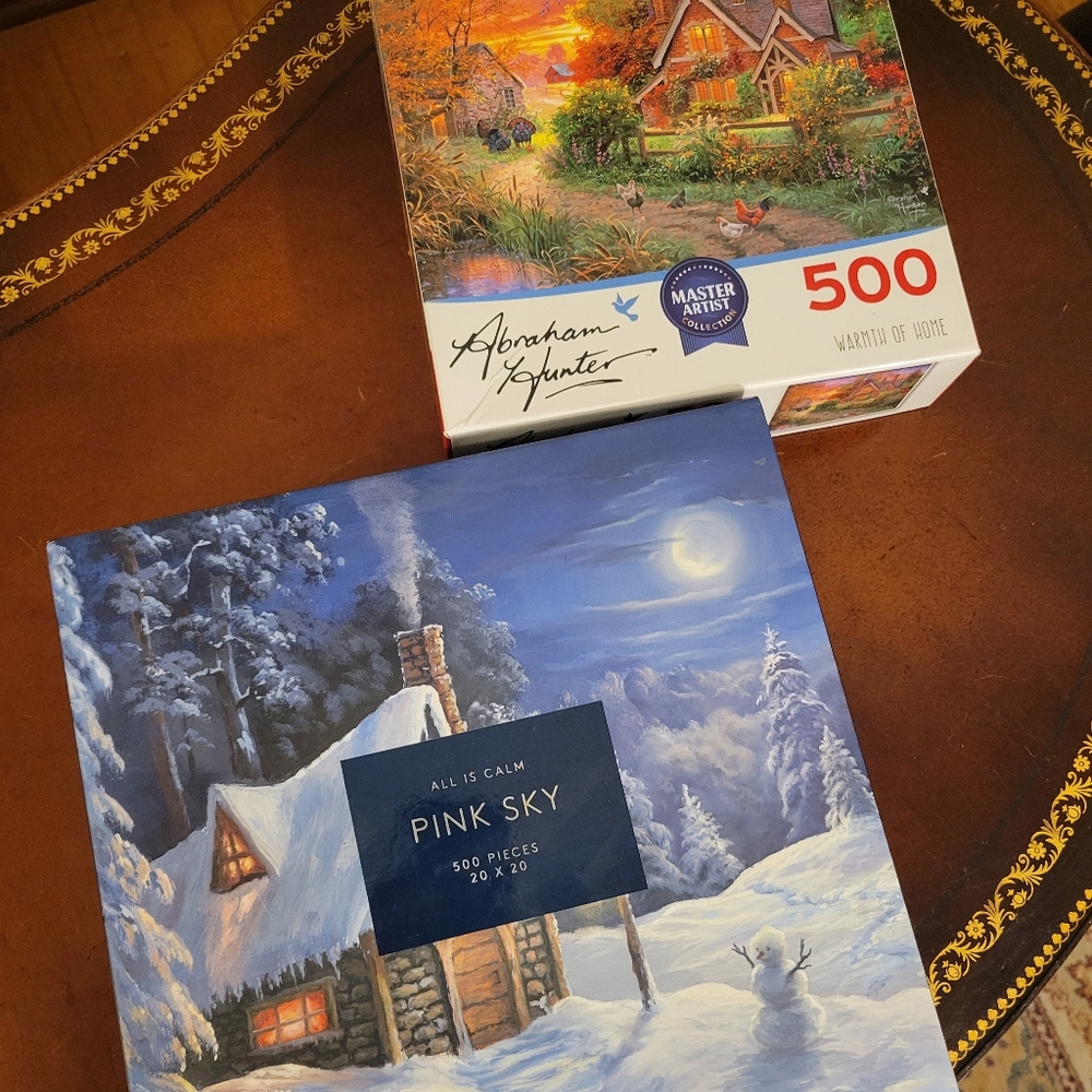 2 Jigsaw Puzzles $35